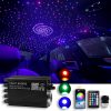 Yıldızlı gökyüzü arabası LED ışıltılı modül projektör kayan yıldızlarla tavan aydınlatma modülü 4m 400 fiber optik ışık kılavuzu (12V 16W) RGB 01
