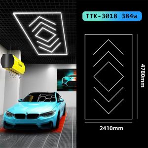 Hexagon (TTK-3018) Tuning Atölye LED aydınlatma tavan ve duvar için. Araç bakım ışıkları, garaj detaylandırma aydınlatma çözümleri 01