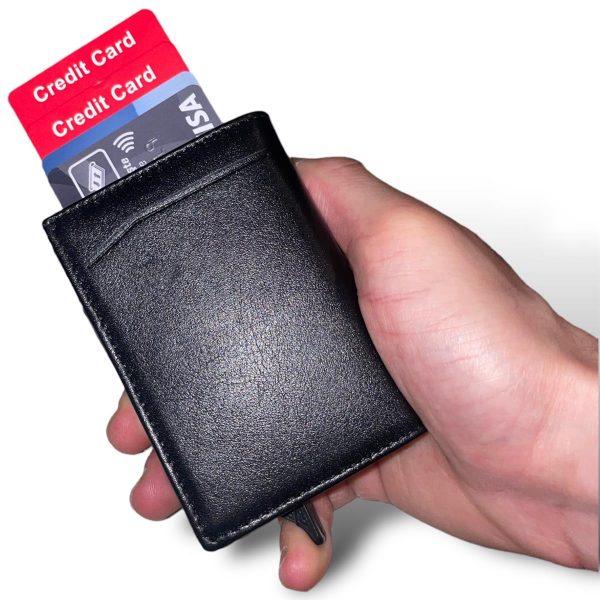 Cüzdan, kaliteli gerçek deri, siyah, kredi kartı bölmeli kartlık, banknot bölmeli, klasik, zarif, sağlam, pratik 01